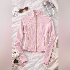 Lululemon Athletica Light define nulu Jacket with Gold Accents